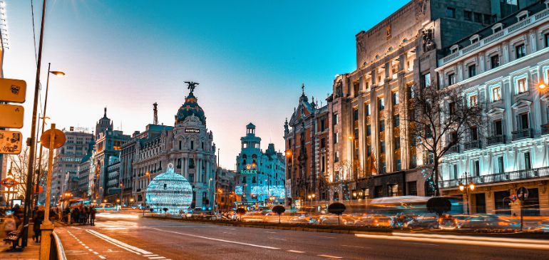 faire voyage erasmus  madrid