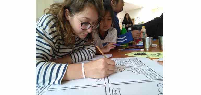 "Cómic Ecuador" beca avi seguro viaje solidario