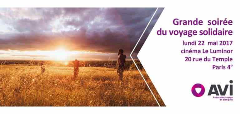 Grande Soirée du Voyage Solidaire par l'assurance voyage AVI 